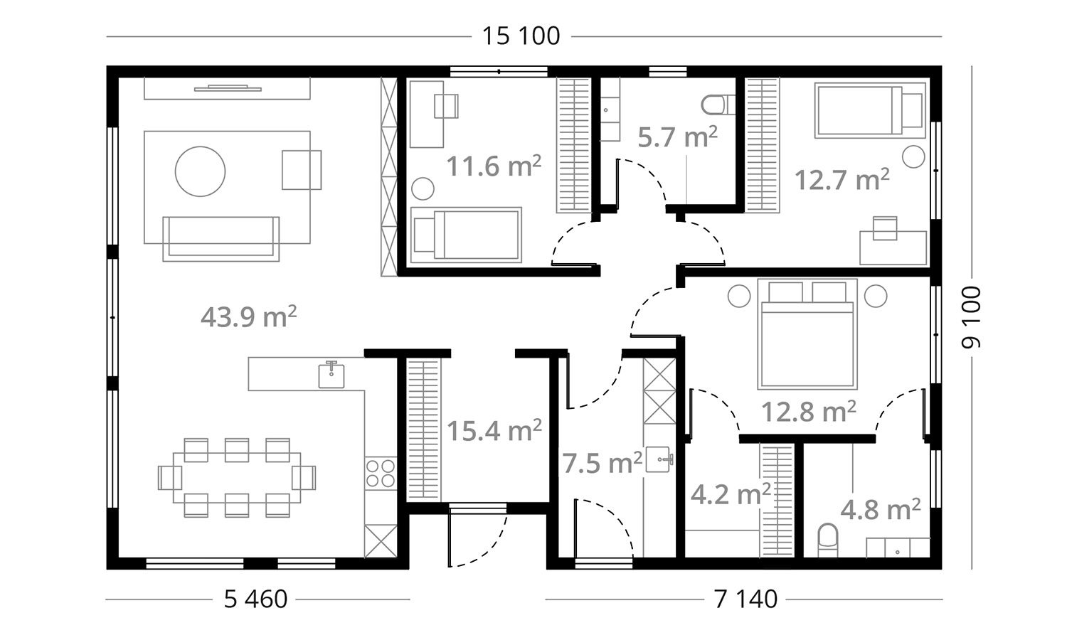 Settle P-137 floor plan