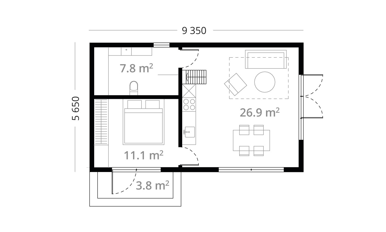 Rest P-57 floor plan